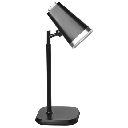 Black 2-In-1 Office Desk and Wall Lamp with Detachable Arm