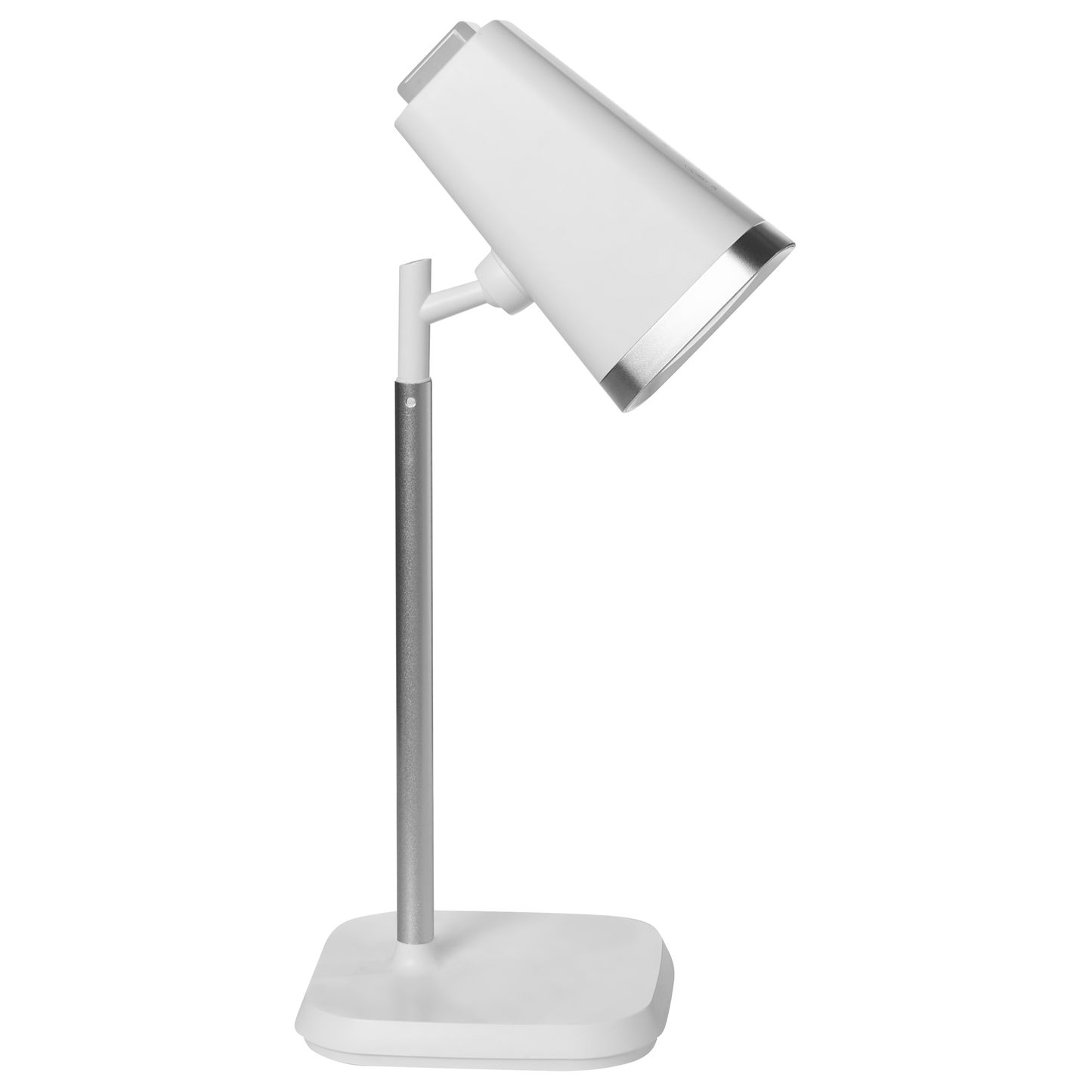 2-In-1 Desk and Wall Lamp White Detachable Arm Stepless Dimmer