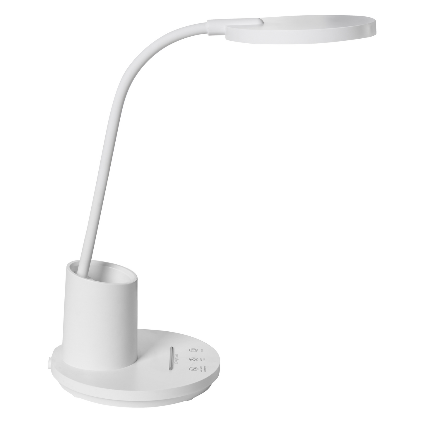 Office Desk Lamp White Adjustable Arm Stepless Dimmer