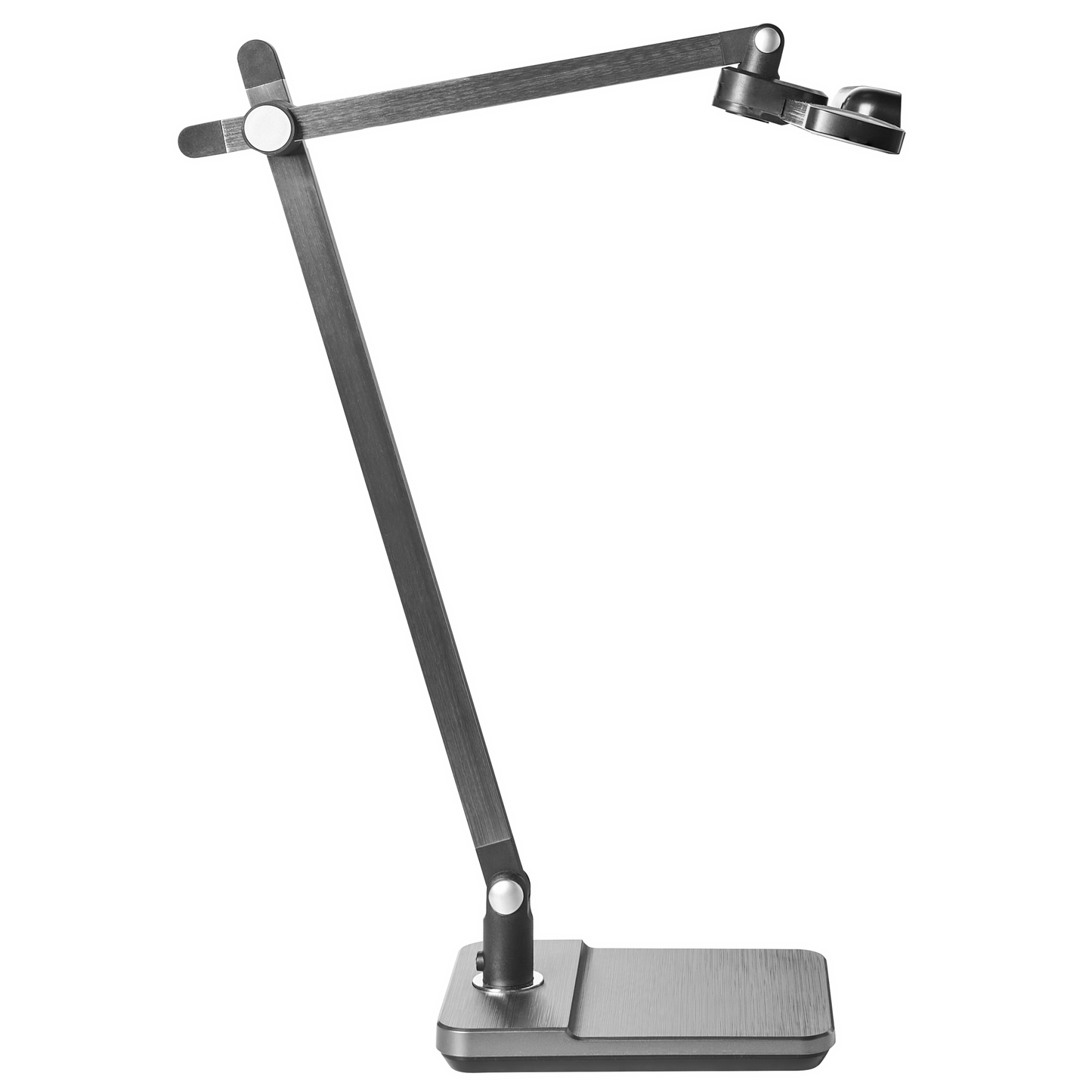 Desk Lamp Grey Adjustable Arm Stepless Dimmer