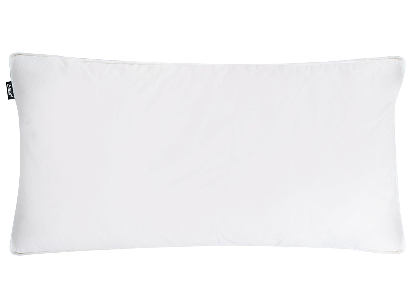 High Loft Duck Down Pillow 40 x 80cm White Cotton Cover Breathable Support for Luxury Sleep