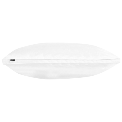 LuxePillow White Cotton Duck Down And Feathers Fill 80 x 80cm High Loft Soft