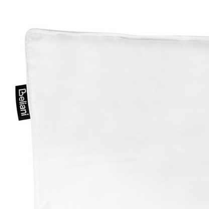 LuxePillow White Cotton Duck Down And Feathers Fill 80 x 80cm High Loft Soft