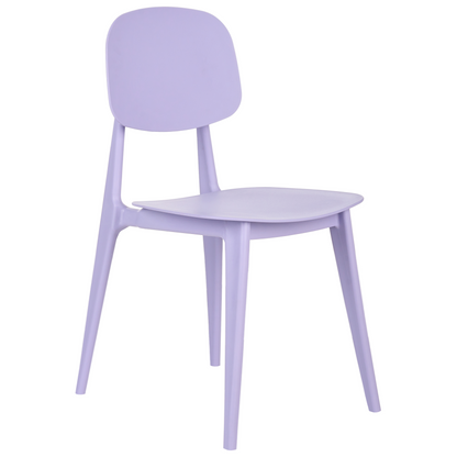 Violet Garden Chairs Set Of 2 Lightweight Weatherproof Polypropylene