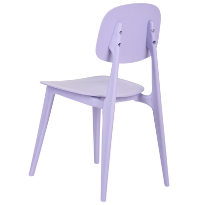 Violet Garden Chairs Set Of 2 Lightweight Weatherproof Polypropylene
