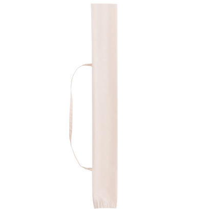 Garden Market Parasol Beige 2.32m Steel Pole Outdoor Shade