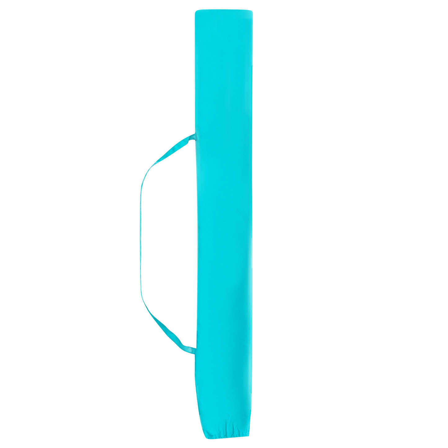 Garden Market Parasol Turquoise Polyester Fabric With Steel Pole 2.32 m UV Resistant Outdoor Shade