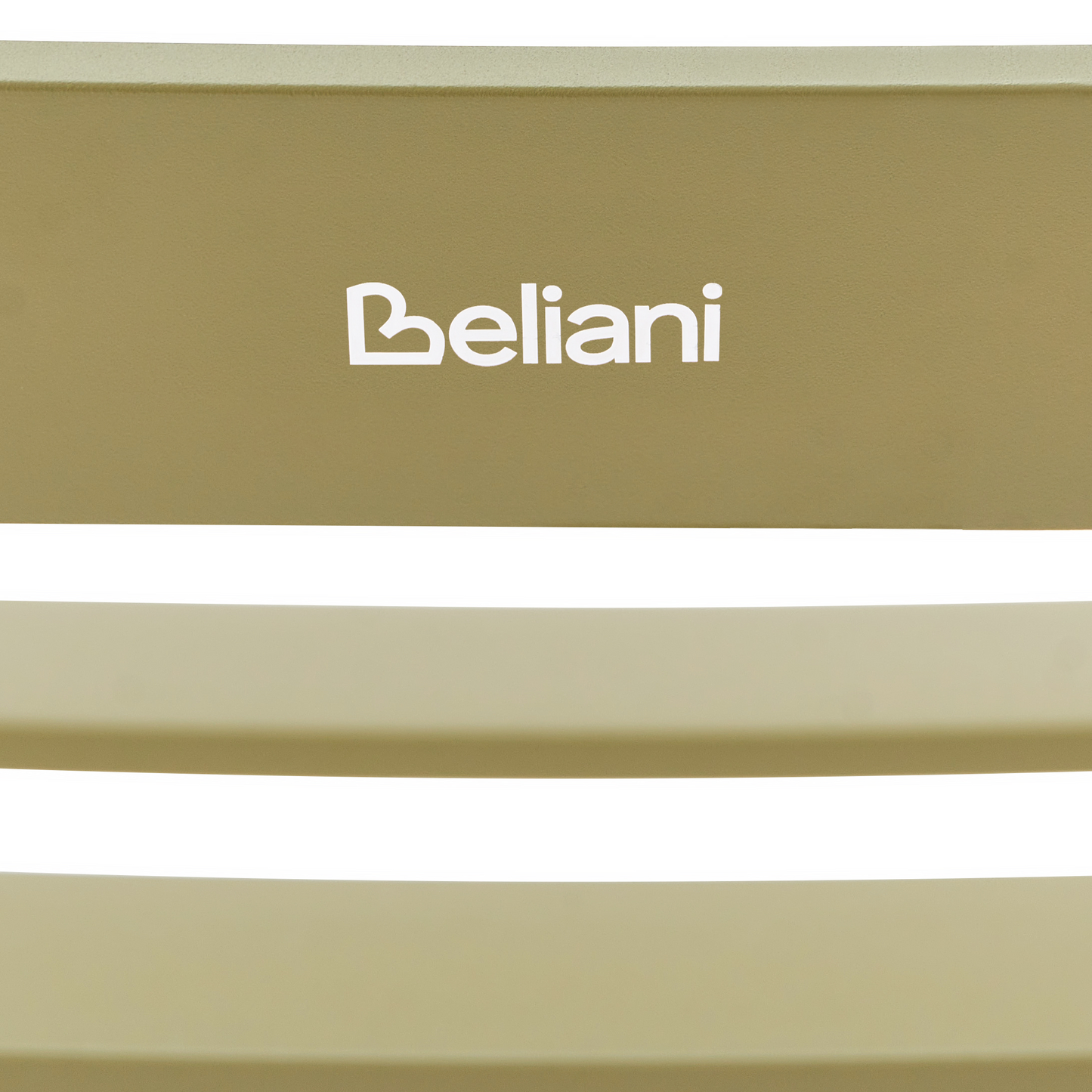 Garden Rocking Chair Olive Green Aluminium Slatted Design