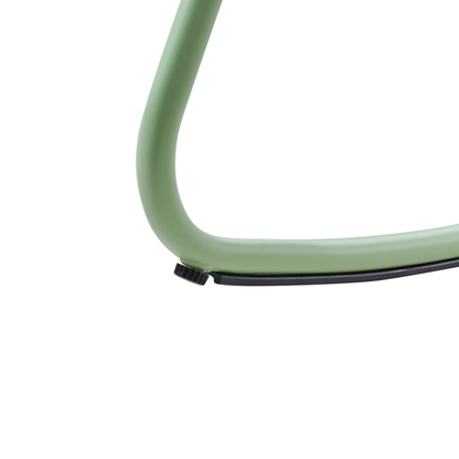 Green Aluminium Slatted Garden Rocking Chair Outdoor