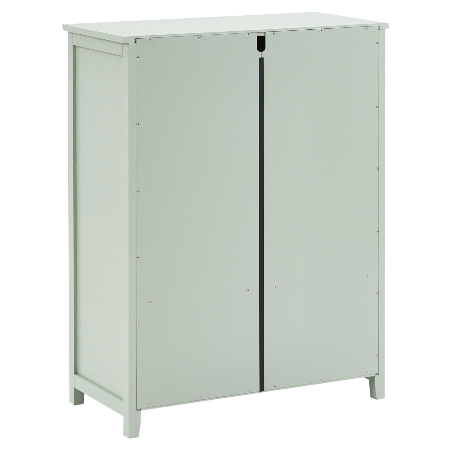 CasaMint Boho Storage Shoe Rack Mint Green 4 Drawers 3 Shelves