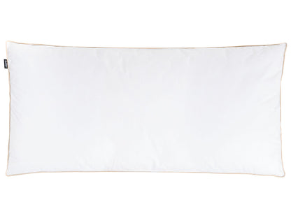 White Triple Compartment Down Pillow 40 x 80 Cotton Casing