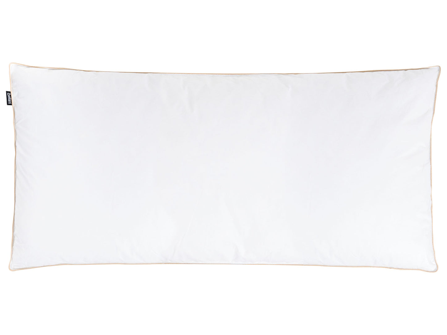 Low Bed Pillow Triple Compartment White Duck Feather 40 x 80
