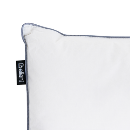 Triple Compartment High Bed Pillow 50 x 60 White Duck Down