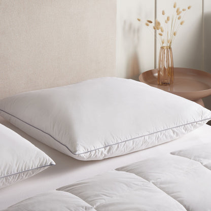 Triple Compartment Down Surround Pillow 80 x 80 White