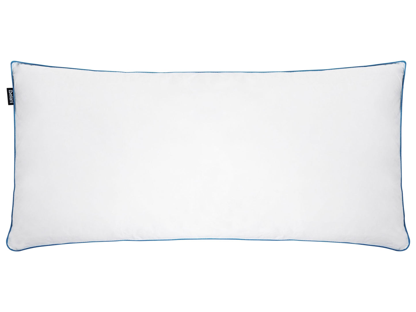 Luxe Duck Feather And Down Pillow 40 x 80 White Cotton Casing
