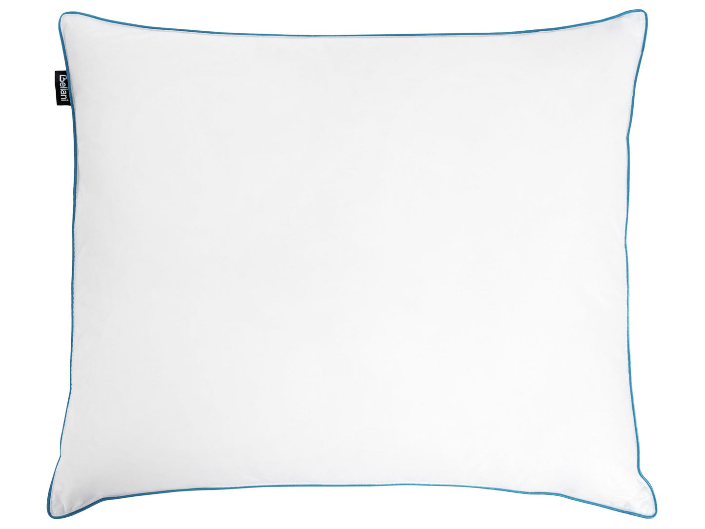 Low Bed Pillow 50 x 60cm White Duck Feather Down With Premium Cotton Casing