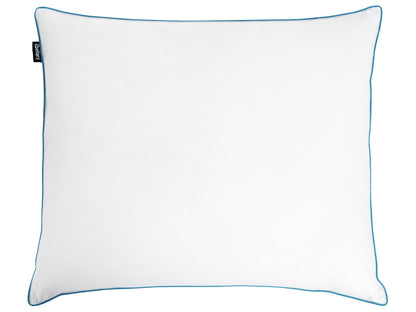 Low Bed Pillow 50 x 60cm White Duck Feather Down With Premium Cotton Casing