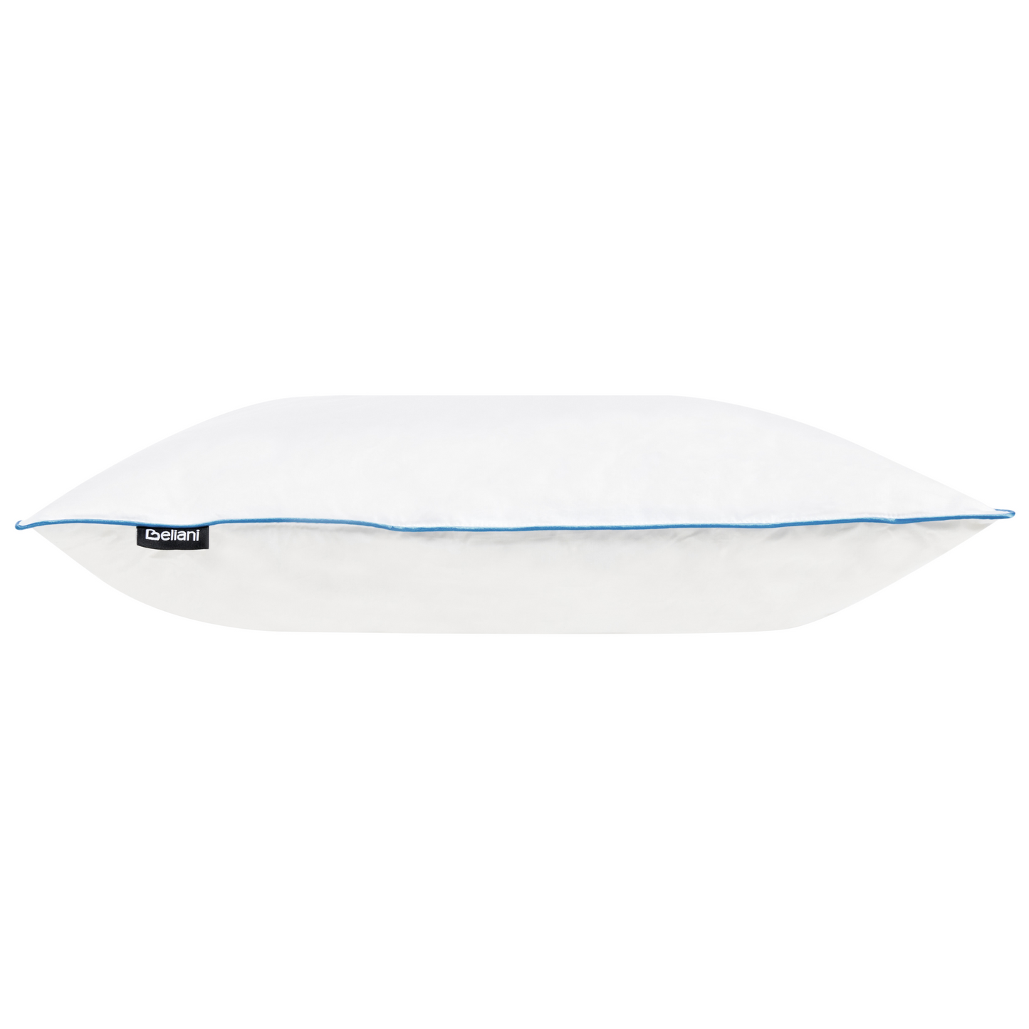 Low Bed Pillow 50 x 60cm White Duck Feather Down With Premium Cotton Casing