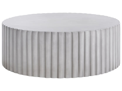 Accent Outdoor Coffee Table Grey Fiberglass 117cm UV Resistant