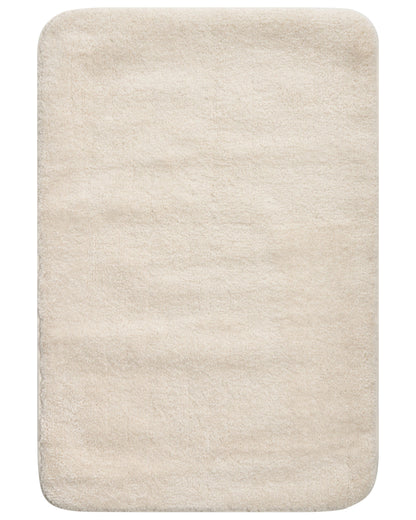 Off White Microfibre Bath Mat 60 x 90 Non Slip