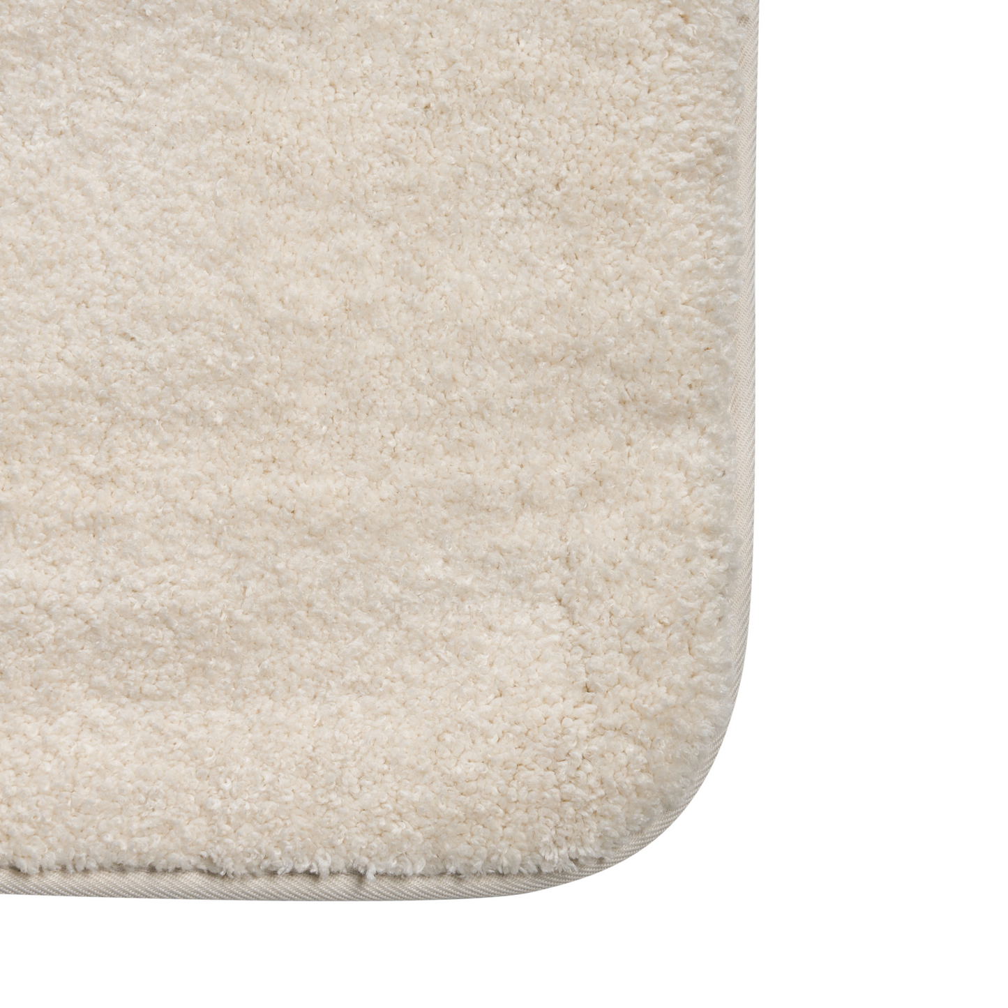 Off White Microfibre Bath Mat 60 x 90 Non Slip