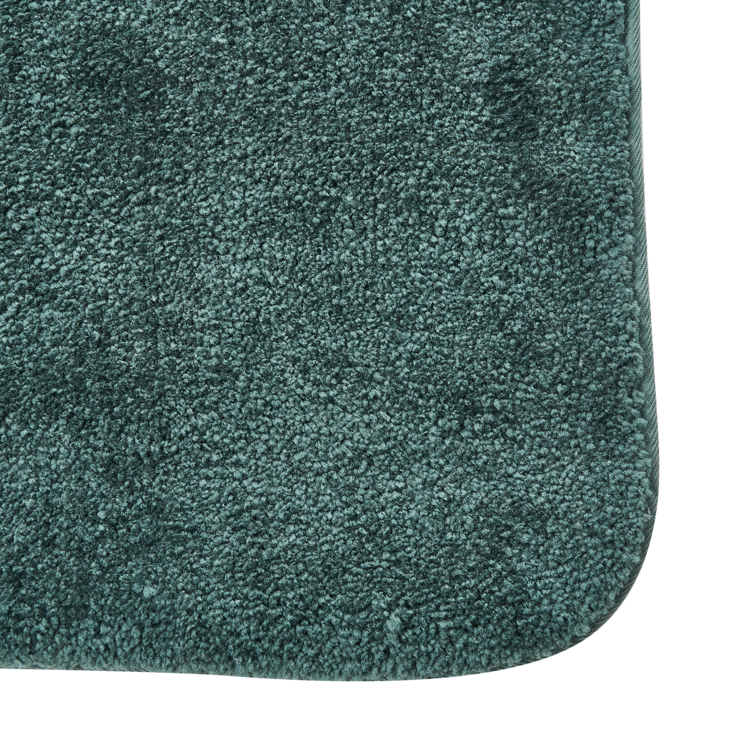 Bath Mat Dark Green Microfiber 60 x 90cm Non Slip