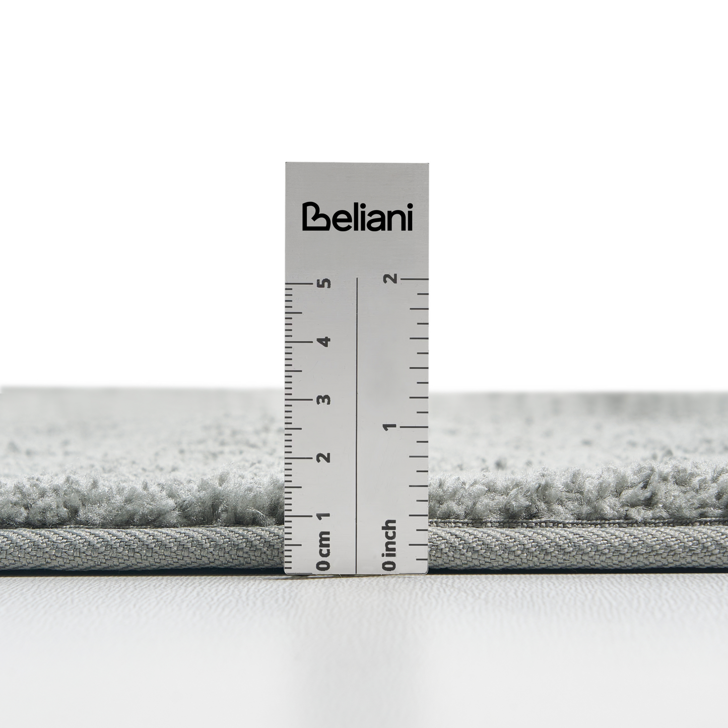 Grey Microfiber Bath Mat 60 x 90cm Non-Slip Backing