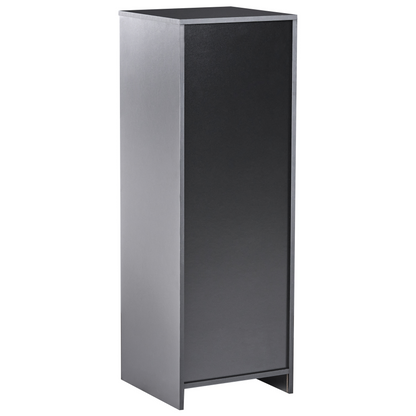 3 Tier Bookcase Black Matt Finish 40 x 40cm Minimalist