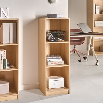 3 Tier Bookcase Light Brown 40 x 40cm Matte Finish