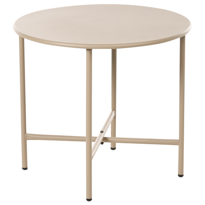 Belmont Beige Faux Rattan Bistro Set 2 Seater With Round Table