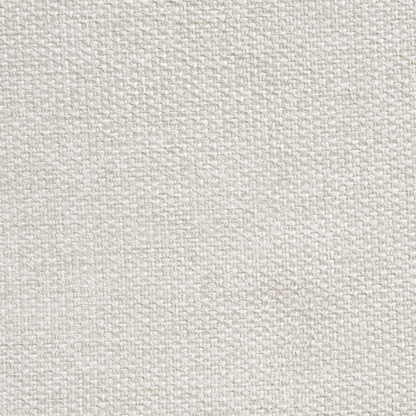 Set of 2 Off White Fabric Dining Chairs With Padded Seats