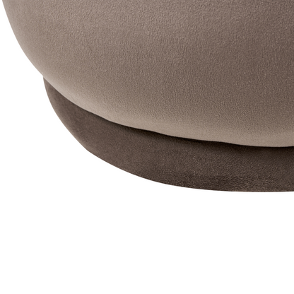Plush Velvet Upholstered Bed Bench Dark Brown