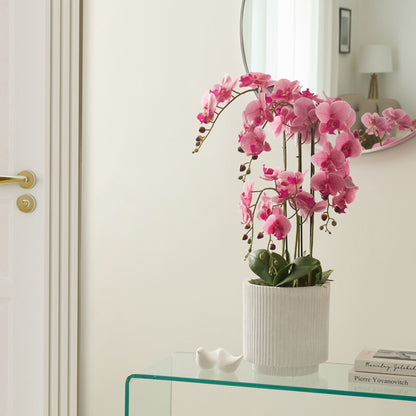 Orchidea Plant Artificial Pink Orchid 65cm Realistic Foliage Decor