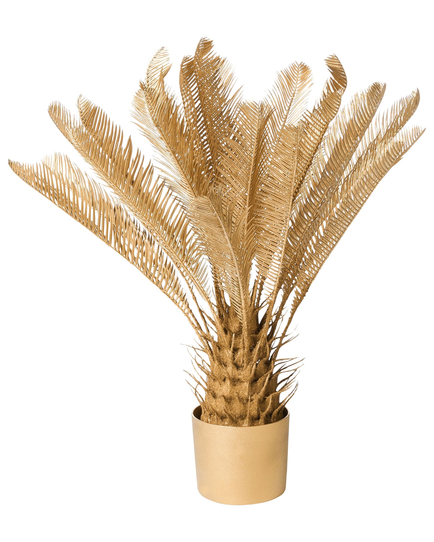 Artifical Gold Palm Tree 70cm Decorative Potted Plant