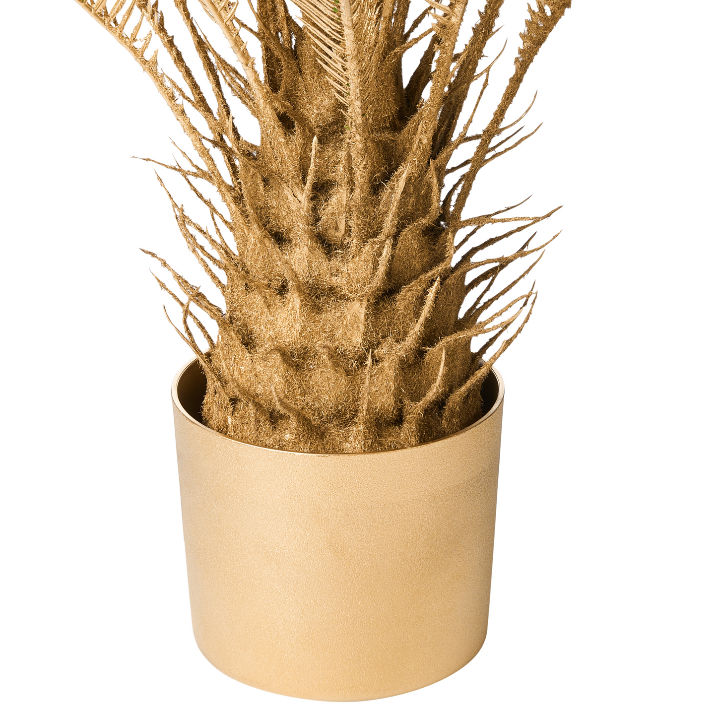 Artifical Gold Palm Tree 70cm Decorative Potted Plant