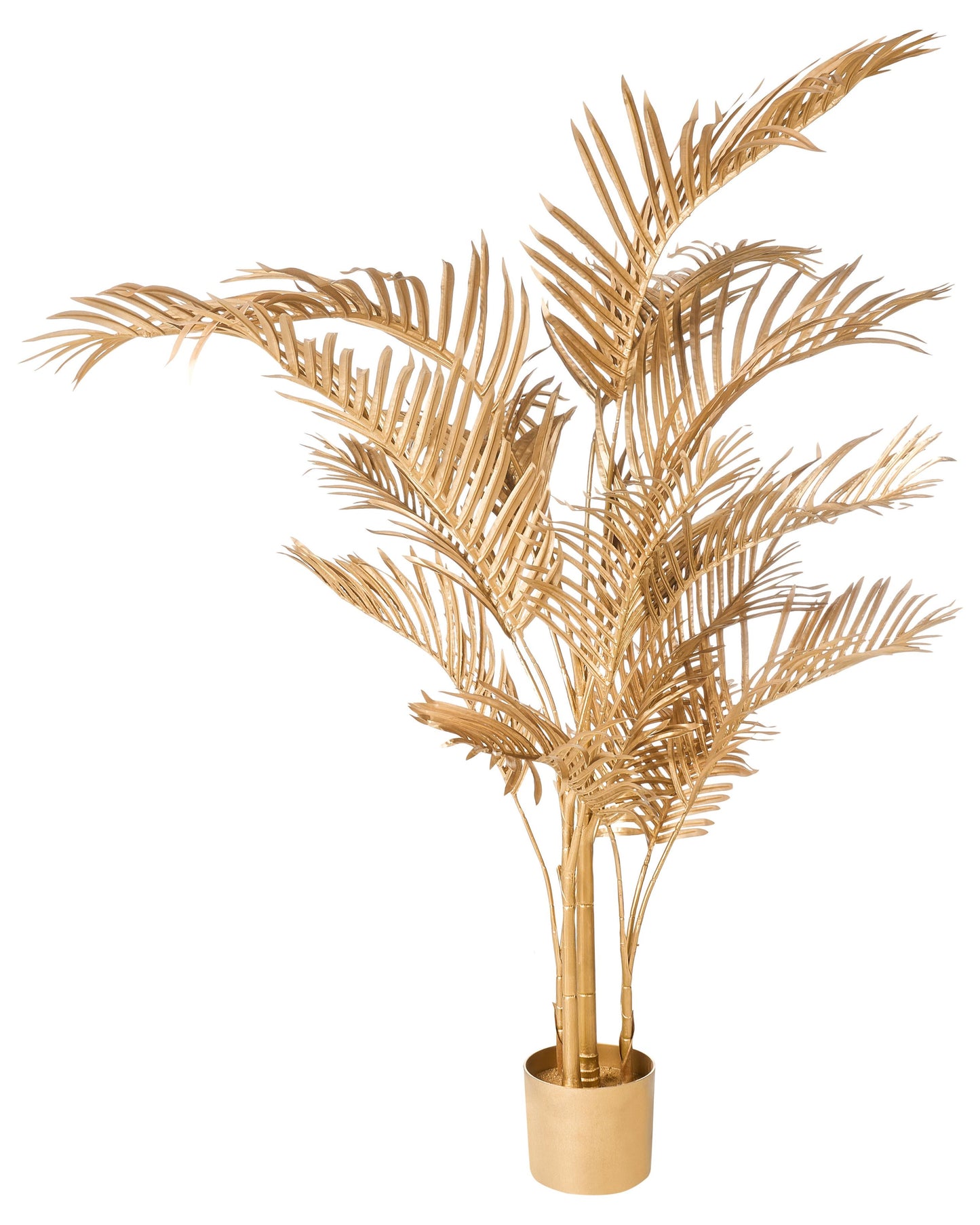 Artifical Gold 160cm Potted Artificial Plant Luxury Fake Palm