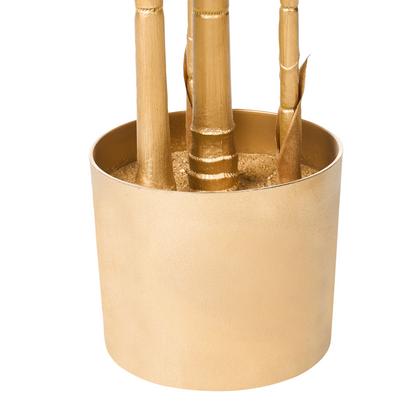 Artifical Gold 160cm Potted Artificial Plant Luxury Fake Palm
