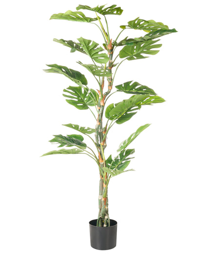 Artifical Monstera Potted Plant 155cm Realistic Green Faux Foliage For Home Decor
