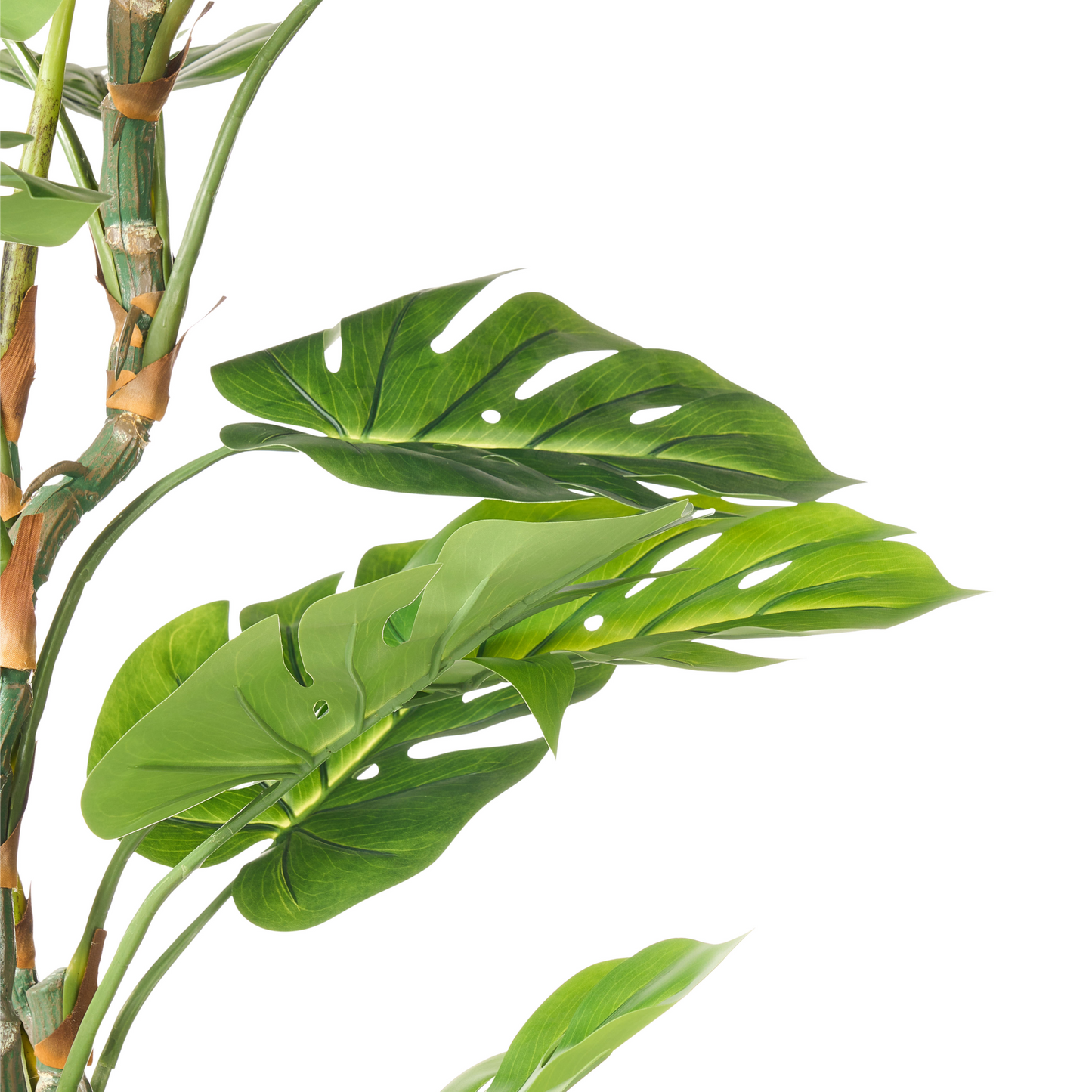 Artifical Monstera Potted Plant 155cm Realistic Green Faux Foliage For Home Decor