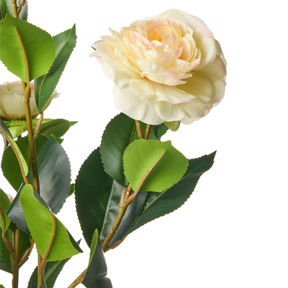 Artifical Potted Plant Green 60cm Realistic Camellia Decor