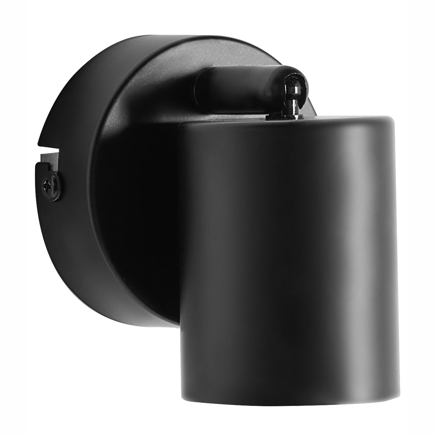 Two Pack Black Metal Wall Lamps Industrial Spotlight With Adjustable Shades