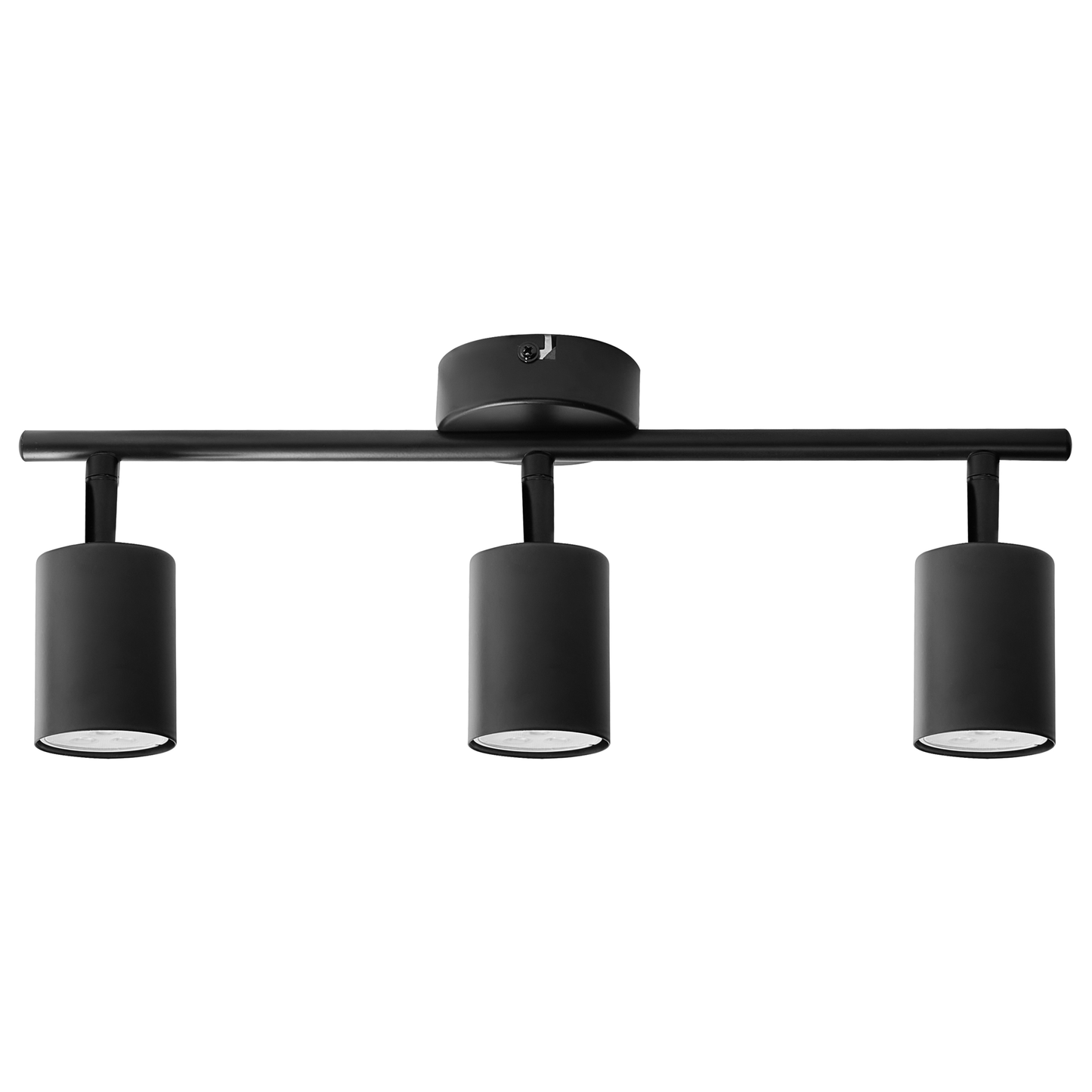 3 Light Spotlight Black Metal Ceiling Lamp With Industrial Style And Adjustable Shades