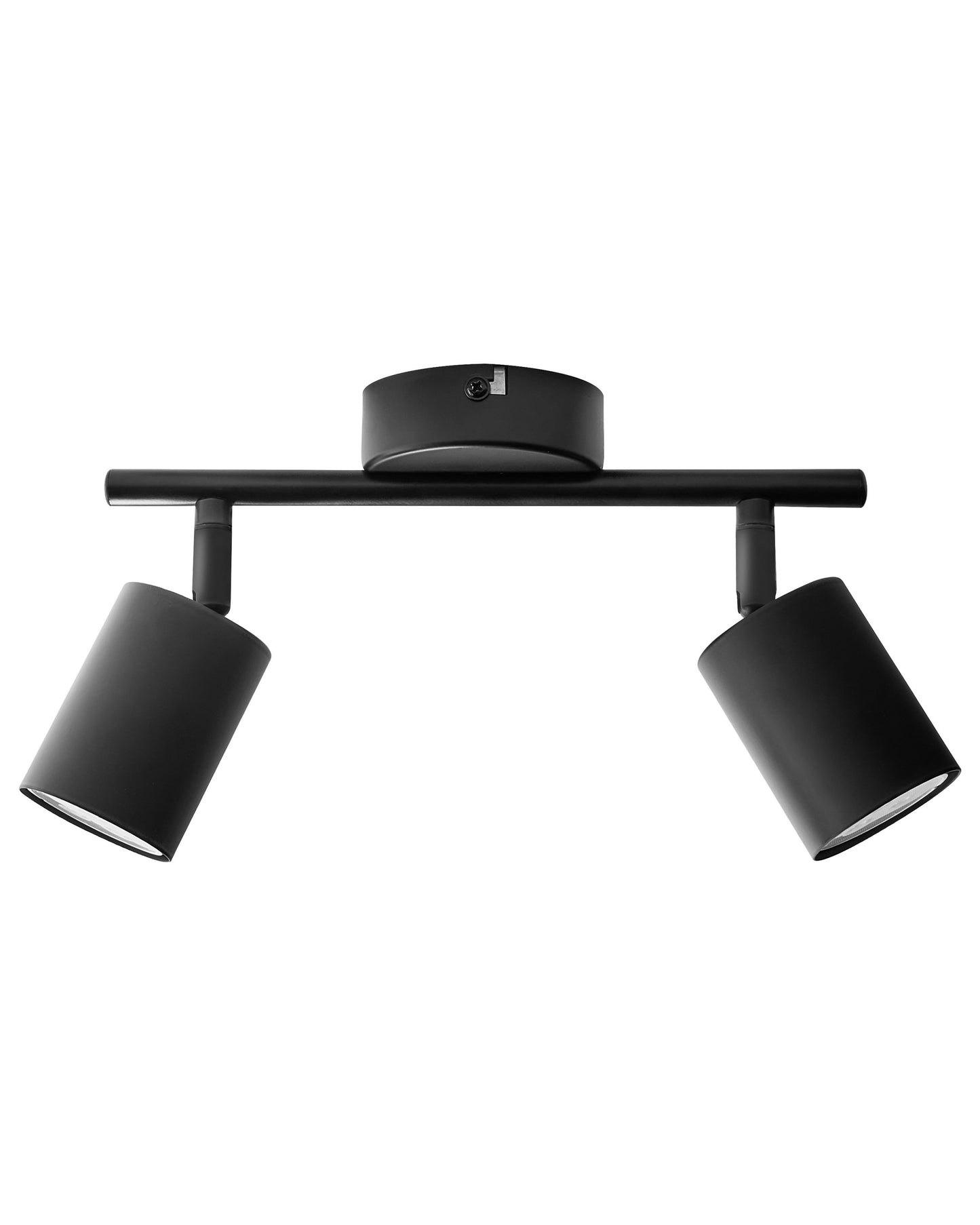 2 Light Spotlight Black Metal Ceiling Lamp Industrial Style