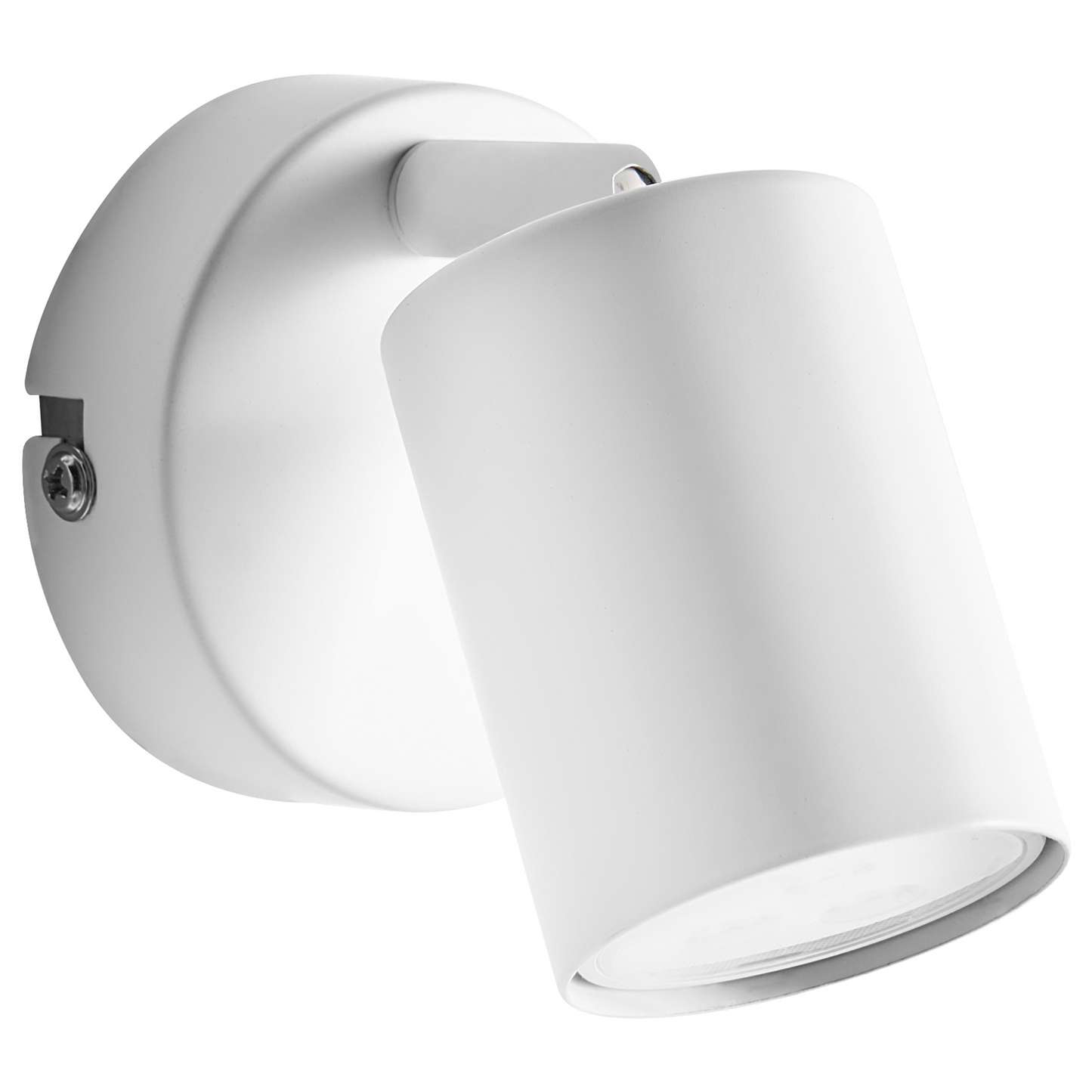 Two-Pack White Metal Industrial Wall Lamps