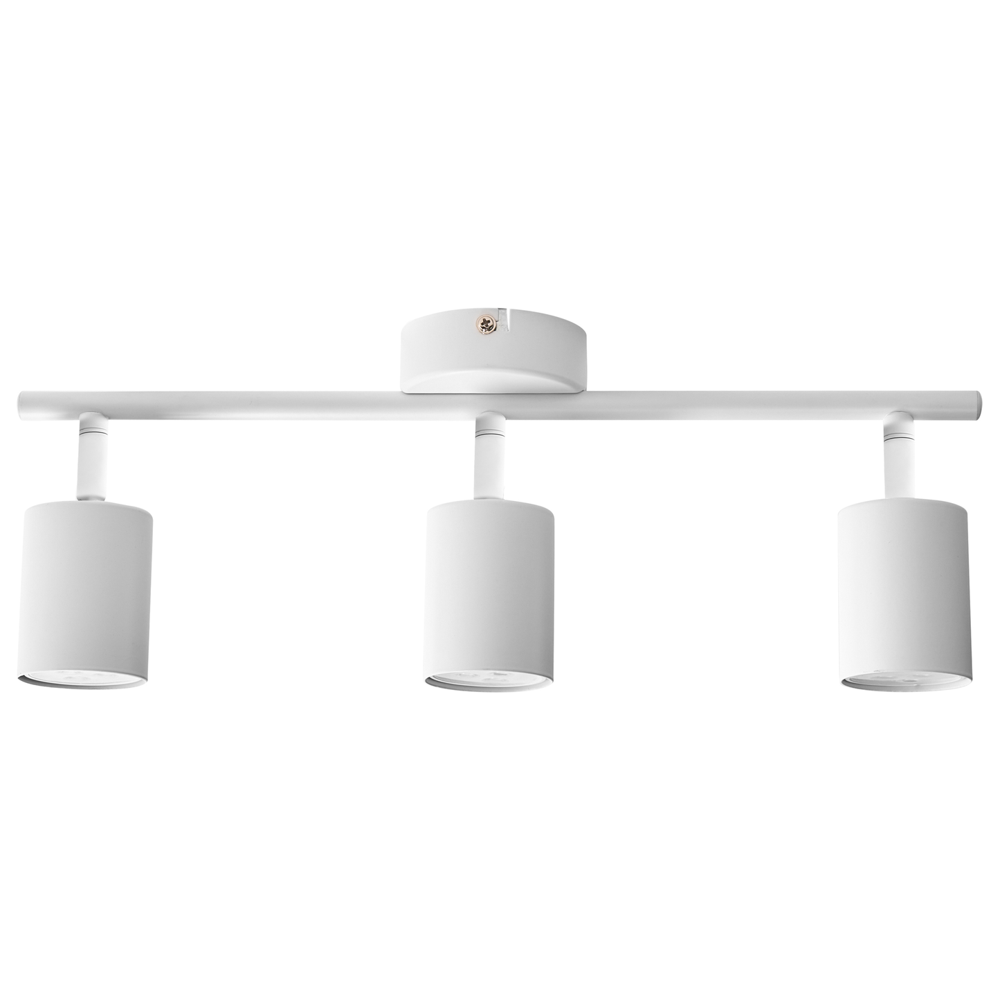 3 Light Spotlight Ceiling Lamp White Metal Industrial