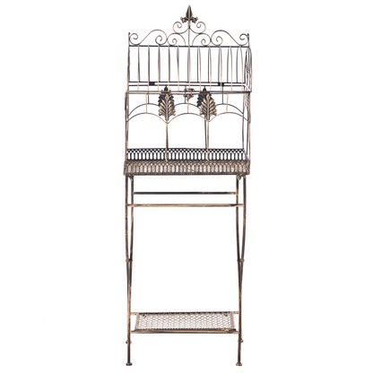 IronNest Plant Shelves Set Of 2 Black Metal