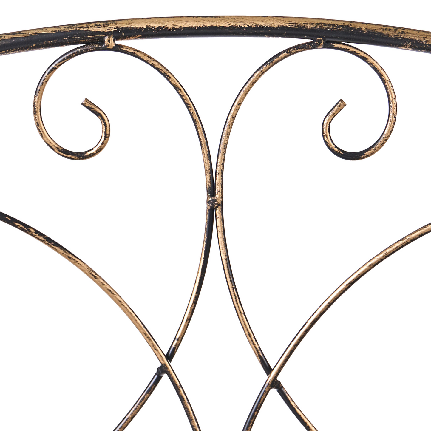 Iron Plant Shelf Black Rustic Freestanding Outdoor