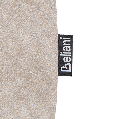 Beige Fabric Bar Stools Set With Arms And Quilted Back