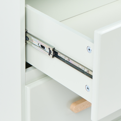 LunaNest Changing Table Dresser Light Green MDF With Drawers