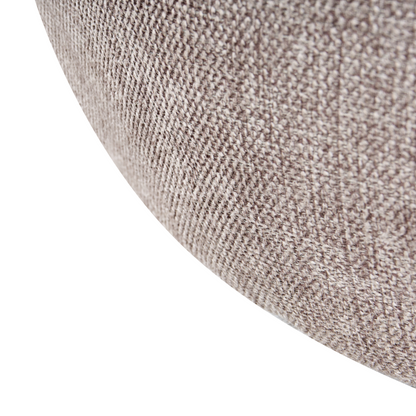 Taupe Fabric Upholstered Bed Stool Pouffe